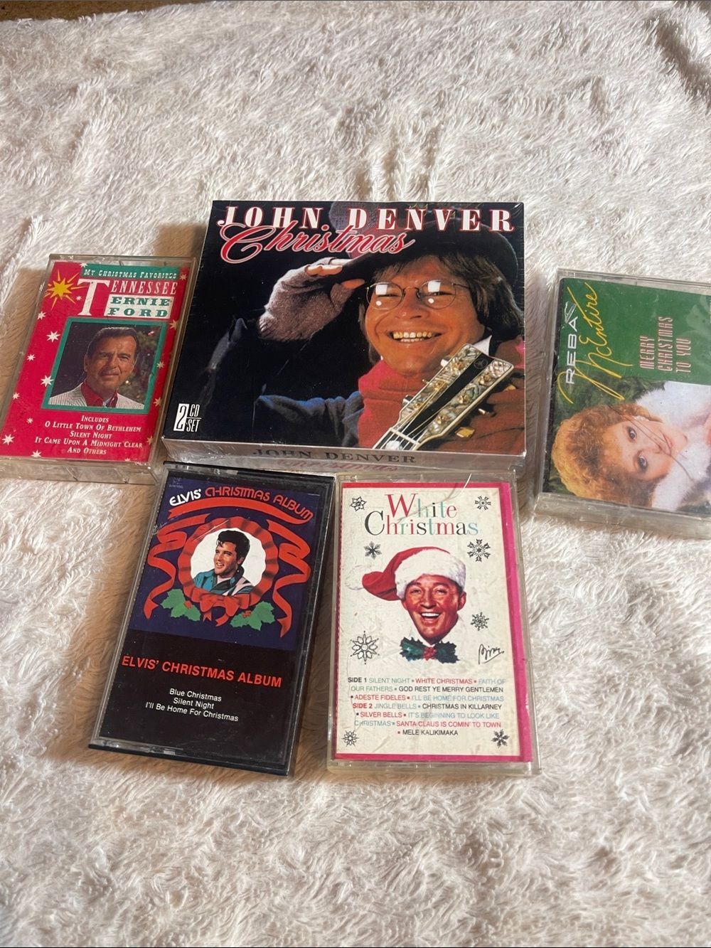 Assorted Vintage Christmas Cassette Tape/cd lot
